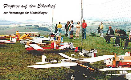 Flugtage auf dem Elkenkopf - zur Homepage der Modellflieger